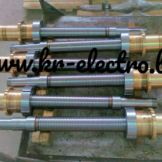 Вал-шестерня для редуктора тали (сталь 45, модуль 4)