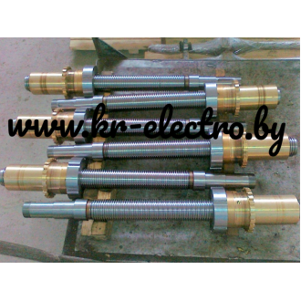 Вал-шестерня для редуктора тали (сталь 45, модуль 4)