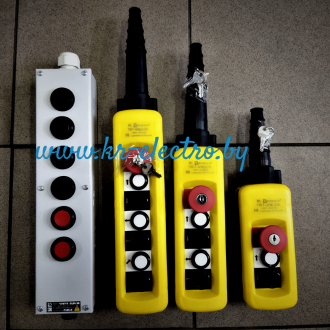 Пульт управления для тельферов 220В (6 кнопок, кабель 10м) Пульт управления для тельферов 220В (6 кнопок, кабель 10м)