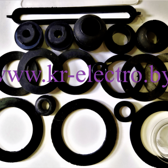 Ремкомплект для трансформаторов ТМГ (маслостойкая резина, 6 позиций) Ремкомплект для трансформаторов ТМГ (маслостойкая резина, 6 позиций)