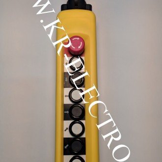 Пост управления ПКТ-96 для двухскоростных двигателей (кран-балки) Пост управления ПКТ-96 для двухскоростных двигателей (кран-балки)