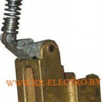 Щеткодержатель ДРПра1 (ДГ) радиальный с амортизатором (латунь ЛС59, 1 щетка)