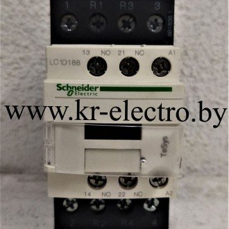 Пускатель двигателя Schneider LC1D188 (48В DC, 25А, 3 полюса)