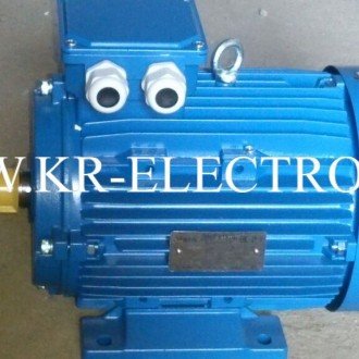Электродвигатель асинхронный АИР80А2 (1.5 кВт, 3000 об/мин, IP55)