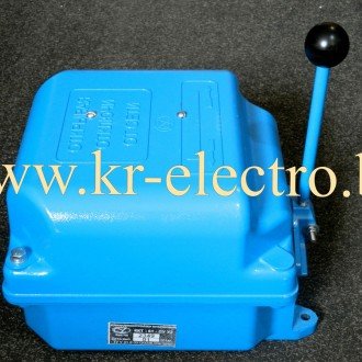 Командоконтроллер ККТ-61 для мостовых кранов (380В, 6 позиций, IP54) Командоконтроллер ККТ-61 для мостовых кранов (380В, 6 позиций, IP54)