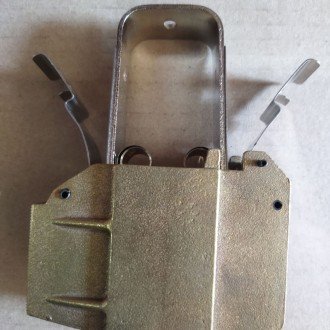 Щеткодержатель MERSEN 2/12,5х32 радиальный (2 щетки, латунь ЛС59, пружина растяжения)