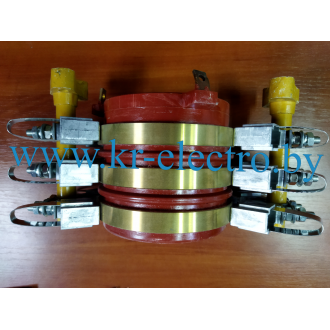 Блок контактных колец ротора (бронза БрОФ6.5-0.15, 6 колец, IP55) Блок контактных колец ротора (бронза БрОФ6.5-0.15, 6 колец, IP55)